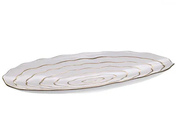 ANTITHESIS GOLD AND PLATINUM - Porcelain centerpiece by Fos Ceramiche - view 2